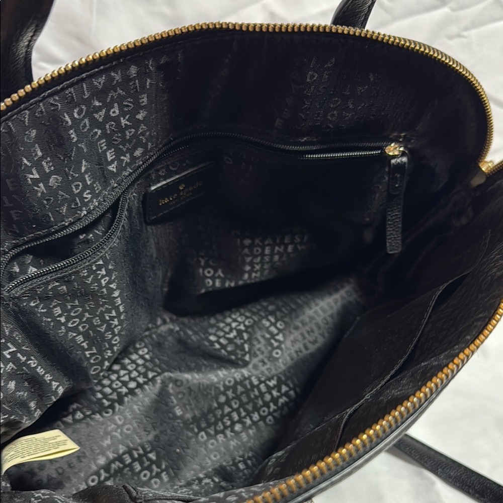 Kate Spade Black Leather Handbag - Picture 6 of 9